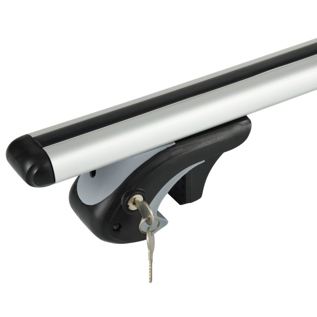 Универсальные регулируемые сверхмощные поперечины багажника на крышу автомобиля для приподнятых рейлингов на крыше 