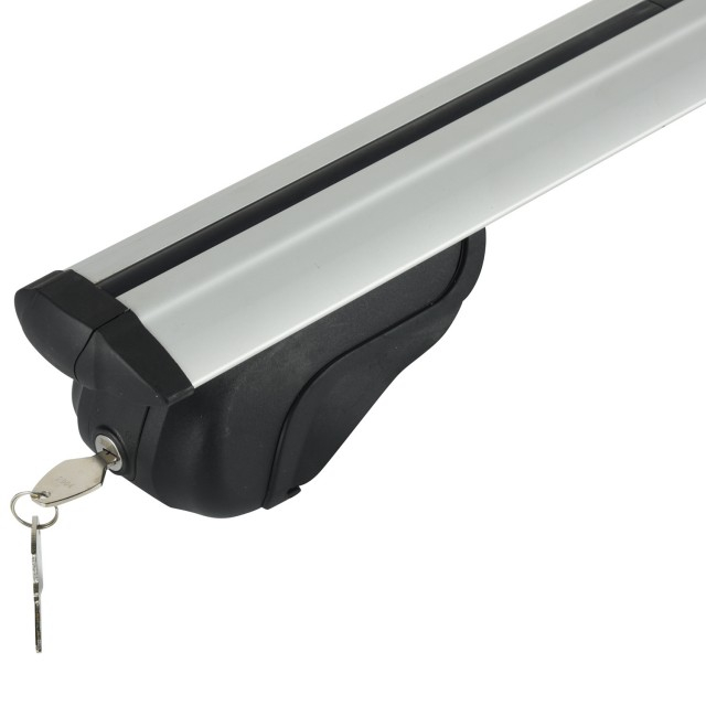 Универсальные поперечины багажника на крышу AERO для тяжелых условий эксплуатации для внедорожников со встроенными боковыми рейлингами