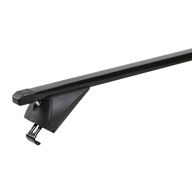 Универсальные стальные черные поперечные перекладины с блокировкой для встроенных рейлингов на крыше 